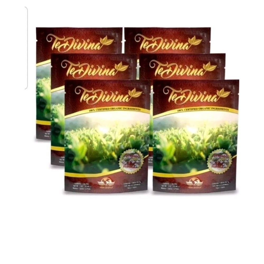 AUTÉNTICO, Te Divina Vida Divina, Original Detox. Organic Tea 6 Week Supply